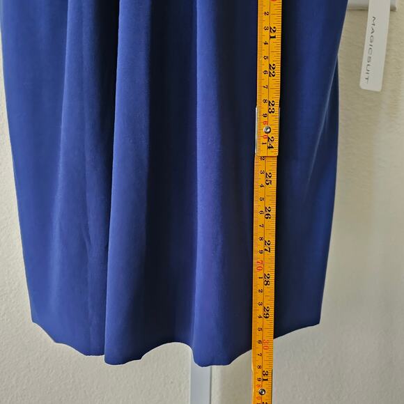 MAGICSUIT Navy Blue Parker Underwire Tummy Control Convertible Swim Dress Sz 12 - Picture 16 of 16